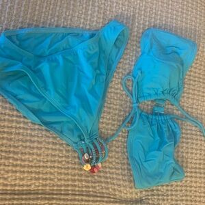 No Boundaries Blue Bikini Set
